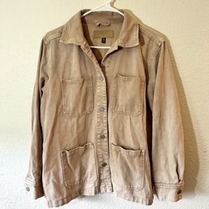 BlankNYC Oversized Denim Jacket Rose Colored Size XS